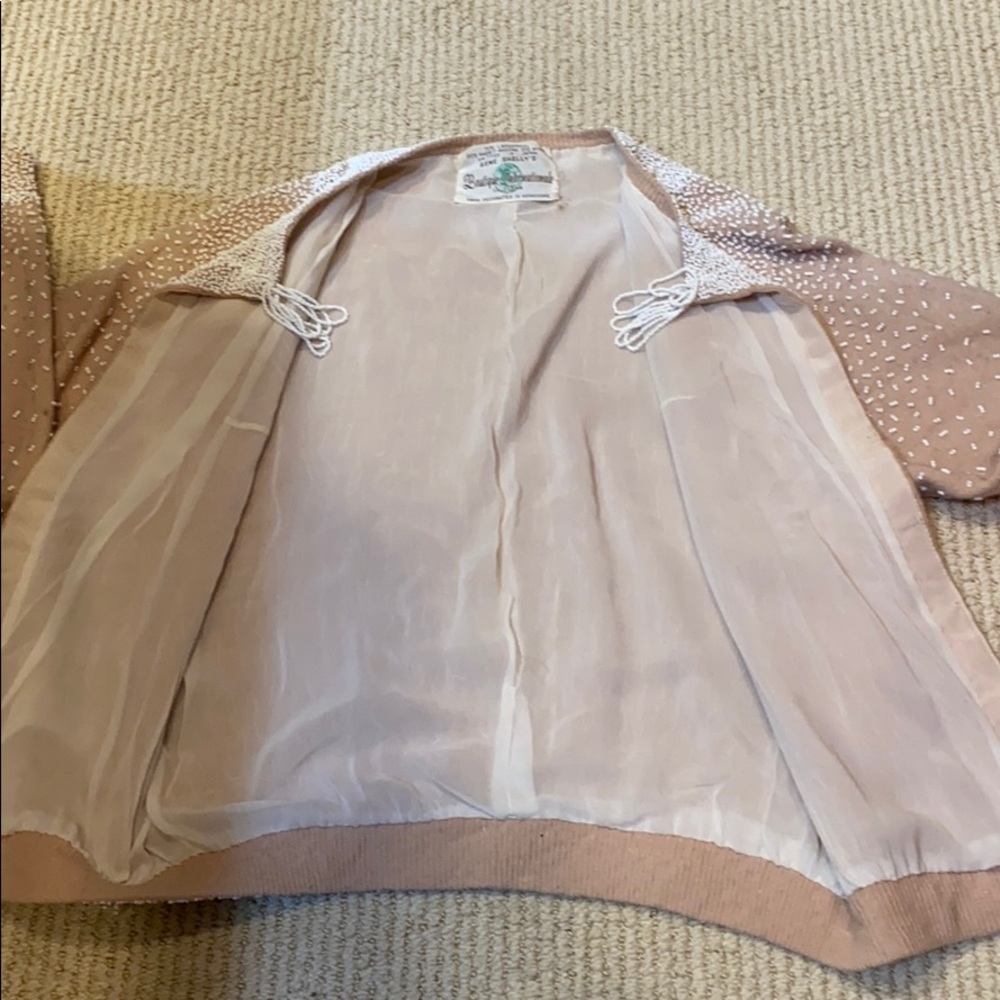 VINTAGE BEADED LAMBSWOOL SWEATER - Picture 10 of 16